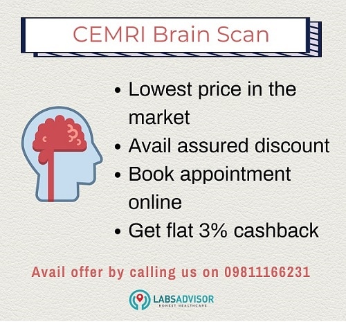 Offer on the contrast-enhanced/CEMRI brain test cost!