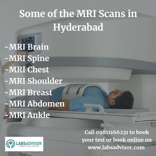 Common MRI scan studies in Hyderabad.