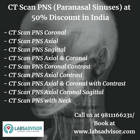 Types of CT scan PNS - India!