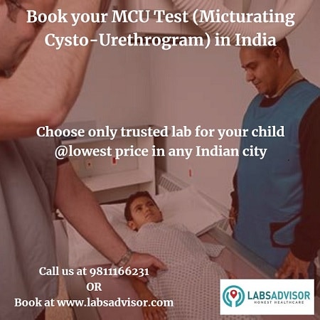 Micturating Cysto-Urethrogram / MCU test price in India