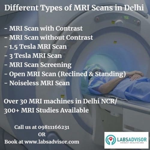 Learn more about the different types of MRI scans in Delhi.