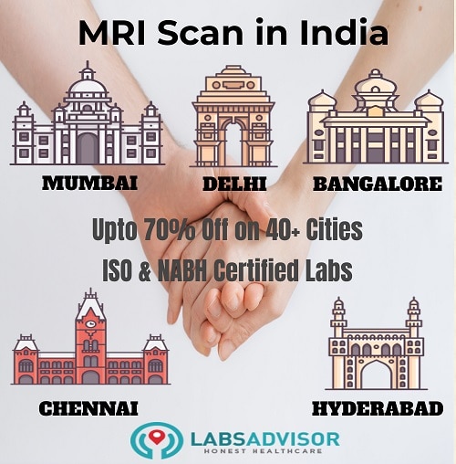 Lowest MRI scan cost in India through Labsadvisor!