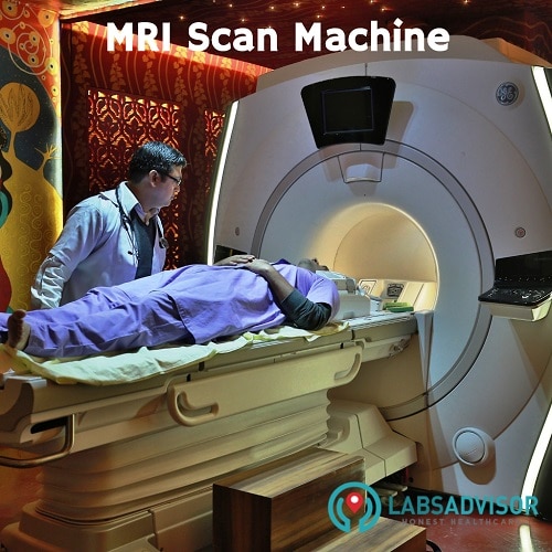 MRI scan procedure in process - Mumbai