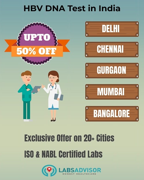 Lowest HBV DNA Test Cost in India!