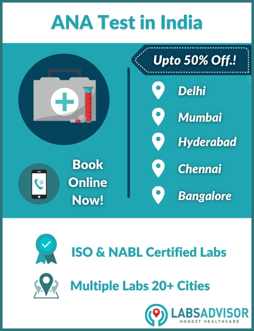 Lowest ANA test price in India!