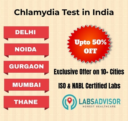 Lowest Chlamydia test cost in India!
