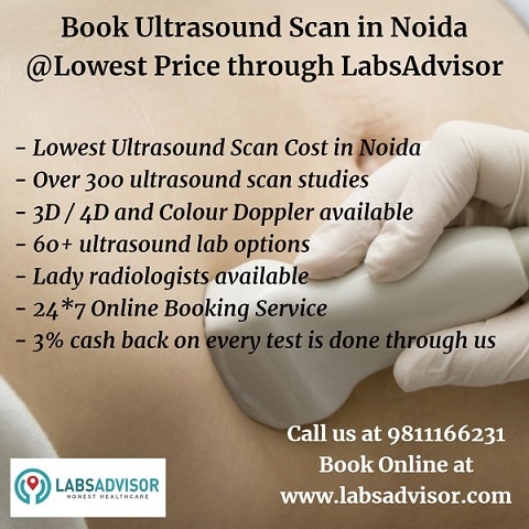 Lowest Ultrasound charges in Noida!