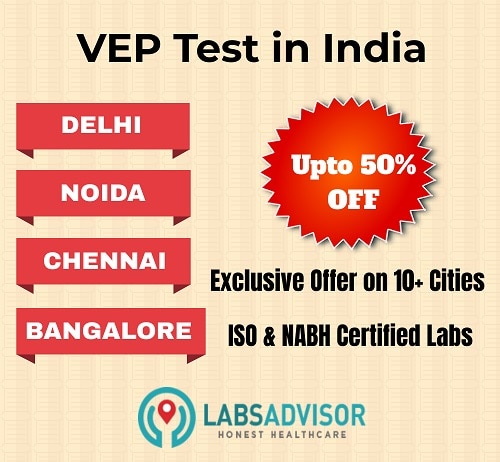 Lowest VEP Test Cost in India!