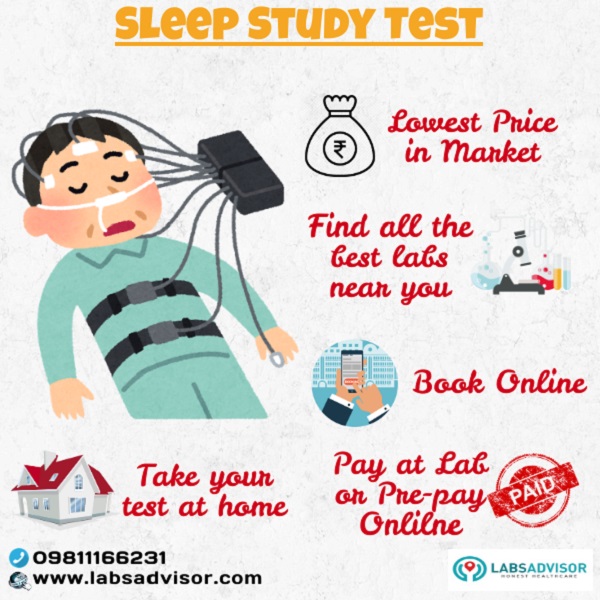 View all the best labs for sleep study and take your sleep study test at home by booking online through LabsAdvisor.