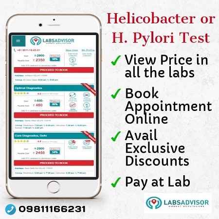 H Pylori Test Price in India Through Labsadvisor!