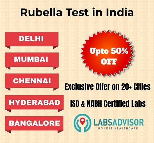 Lowest Rubella test price in India!