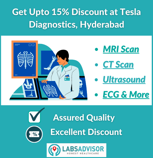 MRI, CT, Ultrasound, X-Ray Scan Cost at Tesla Diagnostics Hyderabad