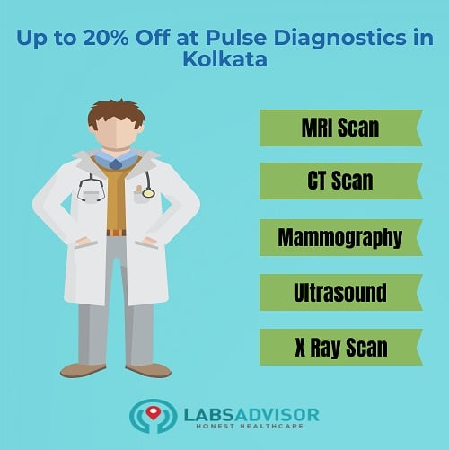 Up to 20% Off on MRI, CT, USG, X RAY and many more in Pulse Diagnostics, Kolkata!